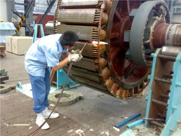 中型高壓電機(jī)定子繞組試用