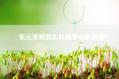 東元變頻器怎樣調(diào)整電機(jī)轉(zhuǎn)速?
