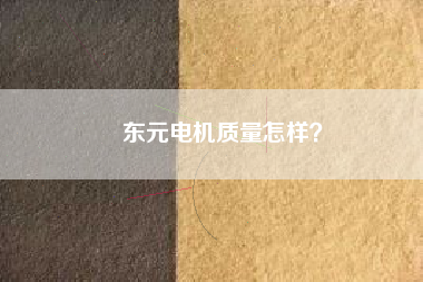 東元電機(jī)質(zhì)量怎樣？